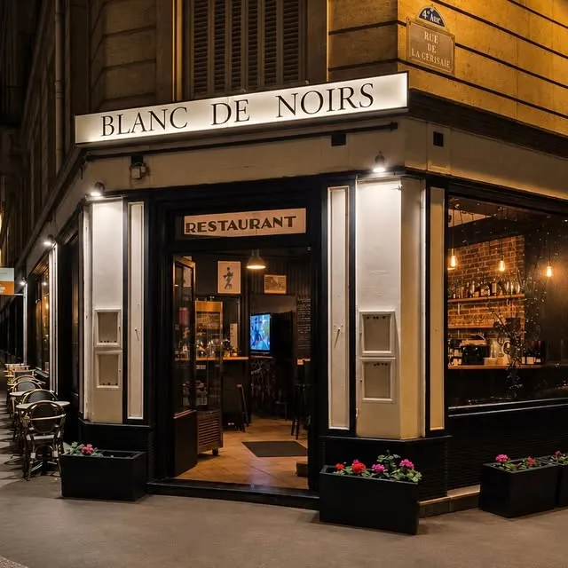 BookNoFees: Restaurant – Blanc de Noirs – Paris – White from Blacks, photo 1