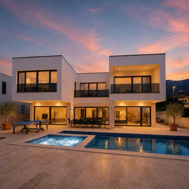 BookNoFees: Villa Just be Light · 5BR · Pool · Jacuzzi · 303m² – Kaštel Stari