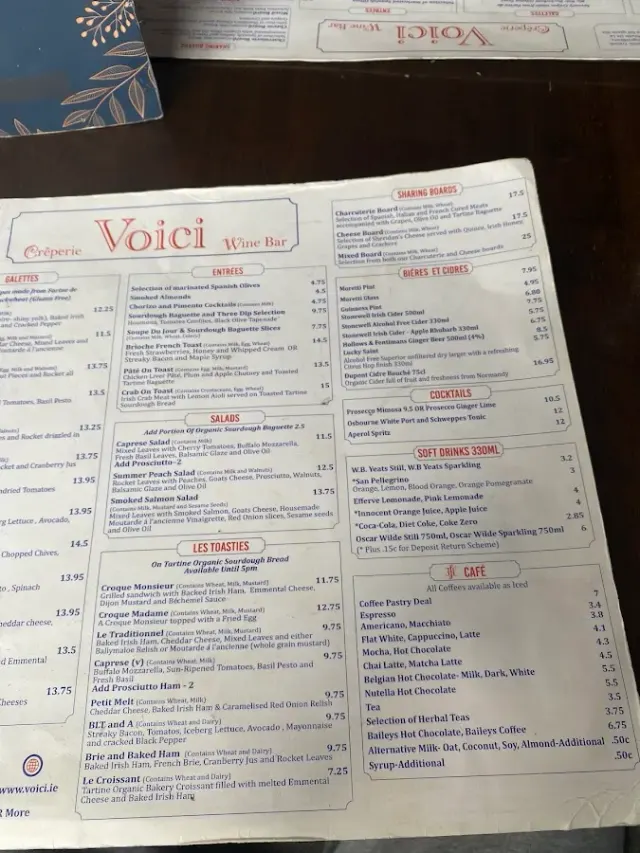 BookNoFees: Restaurant – Voici Creperie and Wine Bar – Dublin – Voici Creperie and Wine Bar, photo 2