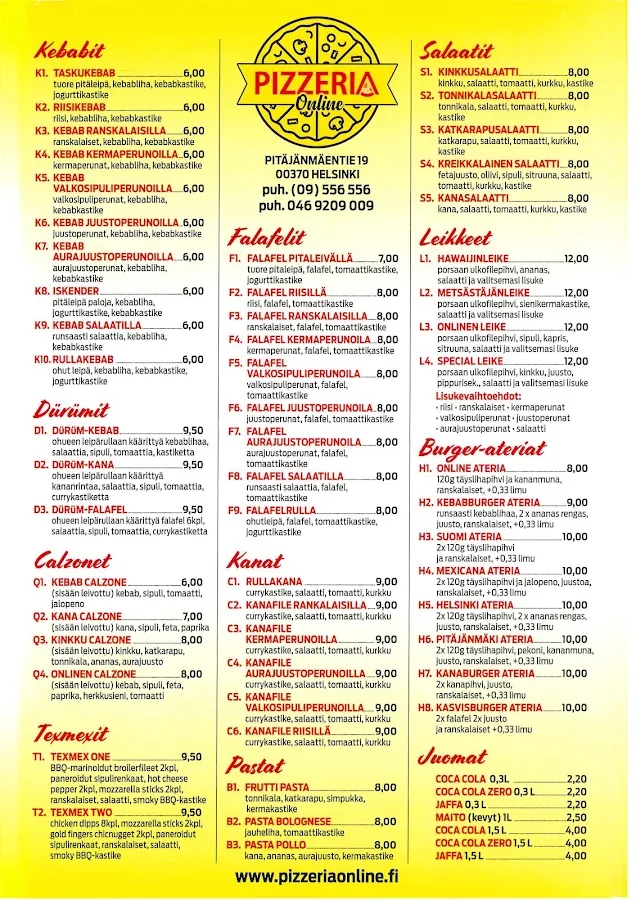 BookNoFees: Snack bar – Pizzeria Online – Helsinki – Pizzeria Online, photo 2