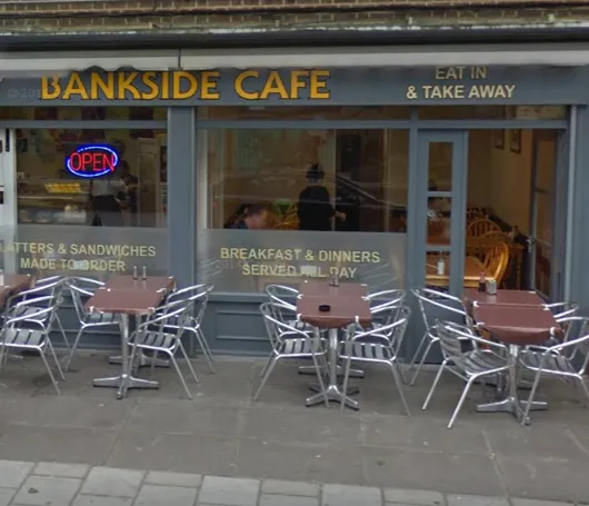 BookNoFees: Café – Bankside Cafe – London – Bankside Café, photo 1
