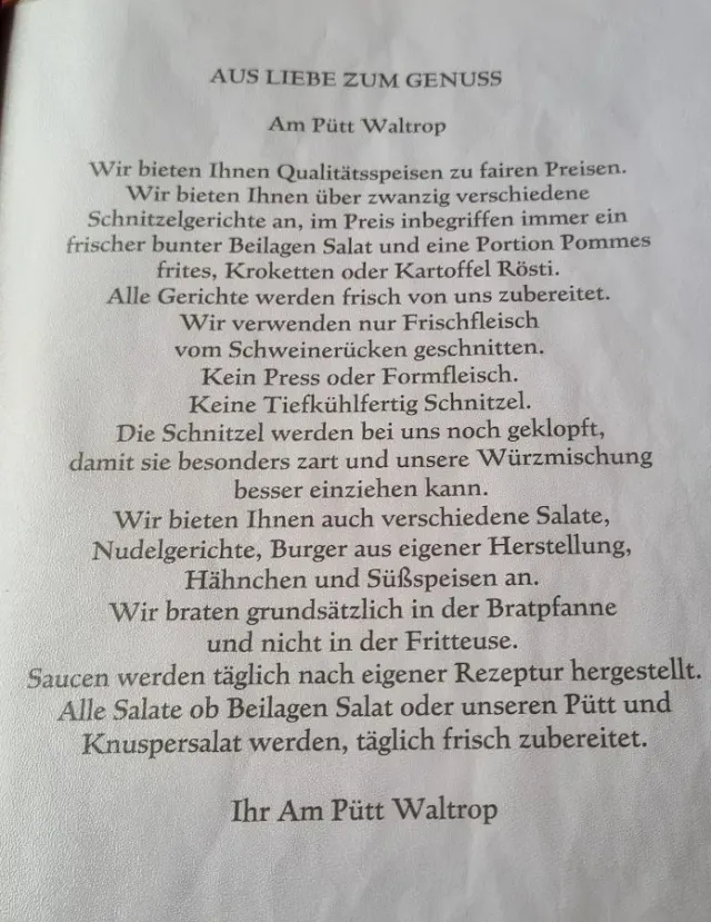 BookNoFees: Restaurant – Am Pütt – Waltrop – My well, photo 3